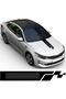 Universal Auto Hood Strip custom new sticker Black 65*15 Cm