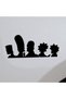 Cartoon Family Design Auto Domestic Production A+Quality Black 19*8 cm Durable