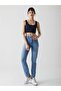 Betıana Slit Slim Straight Trousers