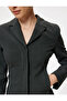سترة بدلة رمادية نسائية بقصّة Slim Fit - 5