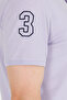 Men's Lilac Basic Polo Neck T-Shirt 50264891 -Vr034 - 7