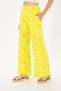 Women's Neon Yellow Knitted Trousers 50264674 -Vr168 - 2