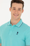 Men's Mint Basic Polo Neck T-Shirt 50264906-Vr090 - 2