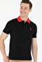 Men's Black Polo Collar T-Shirt 50264895-VR046 - 3