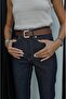 Dark Navy Raw Hem Jeans - 6