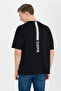 Men's Black Oversize Crew Neck T-Shirt 50264919-Vr046 - 2