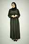 Pleated Stoned Ferace 2040 Khaki