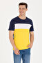 Men's Dark Yellow Crew Neck T-Shirt 50264953-Vr094 - 4