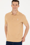 Men's Camel Polo Neck T-Shirt 50265024-Vr015 - 5