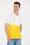 Men's Dark Yellow Polo Neck T-Shirt 50264981 -Vr094