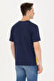 Men's Dark Yellow Crew Neck T-Shirt 50264953-Vr094 - 5