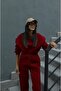 Claret Red Zelda Tracksuit Set - 3