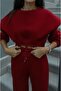 Claret Red Zelda Tracksuit Set - 6
