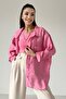 Women's Off-Shoulder Oversize Shirt - 5