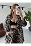 Leopard Pattern Gabardine Suit - 6