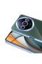 Xiaomi Redmi A3 4g 2024 Compatible Case with Lens Protection Edges Platinum Plated Back Transparent Log Cover - 3