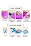 Coffee Number Foil Balloon Retro Blue Pink Satin Heart Foil Balloon Birthday Balloon Set - 2