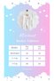 Newborn Baby Girl Hospital Take-Home Set Ribbed Jumpsuit Set with Lace Detail Cotton Baby Religious Ceremony Set - 2