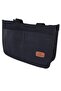 Canvas Hand and Shoulder Bag. Black Handbag. Women's Handbag. Black Shoulder Bag. Hanging Bag. - 2