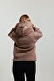 Women's Hooded Kangaroo Pocket Sweat 3 Thread (Soft Puff Fabric) - 4