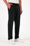Men's Black Baggy Straight Leg Loose Fit Summer Comfortable Cotton Sweatpants - 2