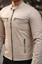 Men's Leather Jacket leather coat - 6