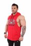 Hooded Mesh Sleeveless Fitness T-shirt 2306 - 2