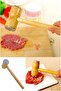 Wooden Handle Aluminum Olive Crusher Meat Tenderizer Masher Softener Mallet - 3