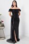 Sweetheart Neck Sequin Sequin Tulle Dress Ecr5350 - 5