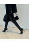 Mi Luz black knee-high stretch heeled boots - 5