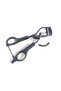 Black Professional Eyelash Curling Scissors - with Spare Sponge, Easy Grip and Comfortable - 4