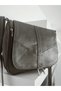 Elite Nova Shopping Genuine Leather Khaki Green Color Matte Color Leather Large Size Crossbody Bag ENSH-00000222 - 3