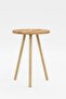 Round Side Table Wooden Leg Single Nesting Table - 6
