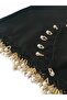 وشاح مطرز يدوياً مزين باللؤلؤ، مقاس 100×100 سم