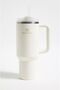 Quencher Thermos Cup with Straw 1.18 Lt Cream