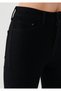 Black Women's High Waist Ankle Length Skinny Leg Skinny Lycra Jeans - 4