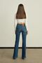 Cocu Medium Blue Flared Leg Denim Pants High Waist Spanish Jeans Compact - 5