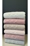 Hazal Hand Towel Set 6 Pieces 50x90cm 100% Cotton