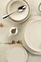 Chef Taste Of 32 cm Boat Plate Cream Bonnet Porcelain Salad - 5