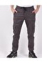 Waist and Leg Elastic Trousers with Cargo Pockets on the Sides-19000