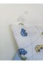 Muslin Baby Food Bib with Wooden Clip Pacifier Strap Set of 3 (Double Layer with double snaps) - 2