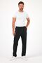 Men's Black Baggy Straight Leg Loose Fit Summer Comfortable Cotton Sweatpants - 6