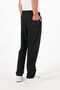 Men's Black Baggy Straight Leg Loose Fit Summer Comfortable Cotton Sweatpants - 7