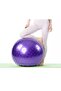 Acupuncture Massage Feature Spiky 65 Cm Purple Pilates Ball Pump Gift - 2