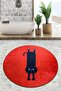 Comfort Diameter Bathroom Rug 100X100 cm