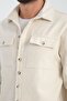 Winter Comfortable Fit Textured Lumberjack Stamp Shirt Jacket Comfortable Fit - 2