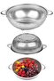 23 cm Metal Strainer, Food Strainer, Pasta Strainer, Metal Perforated Strainer - 2