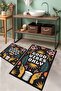 Snake Trınket Set of 2 Bathroom Rug Bath Mat
