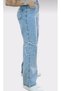 Palazzo High Waist Stretchy Wide Leg Jeans - 3