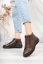 Genuine Leather Daily Women's Boots Dc1603 - 3